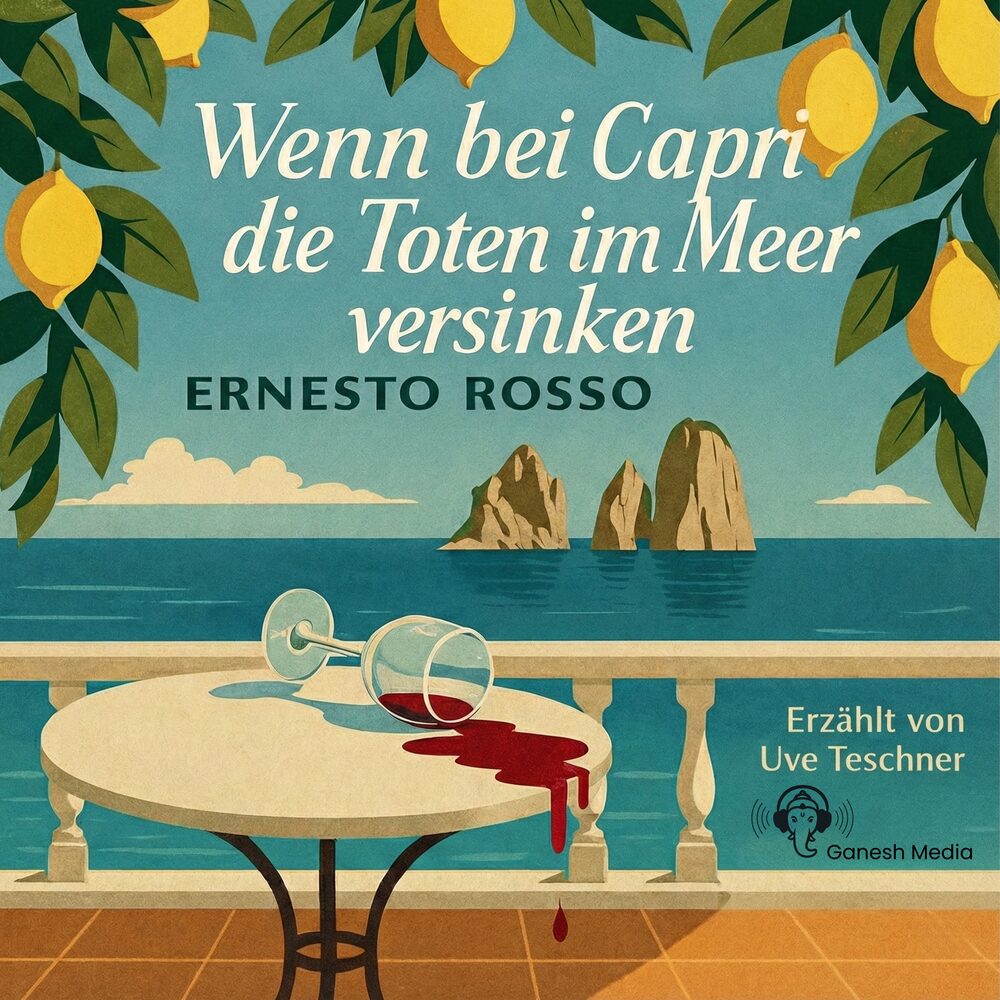 Hörbuch-Cover: Wenn bei Capri die Toten im Meer versinken